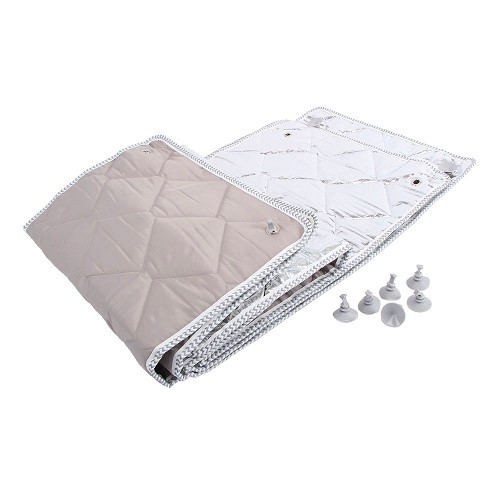     
                
                
    Jeu de 4 rideaux isolants intérieur fenêtres arrières Transporter T3-T25, 09/79->07/90 - CF12289
