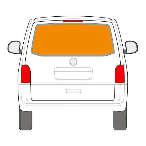  Interior tailgate curtain for VW T3-T25, 79-&gt;92 - CF12291-3 