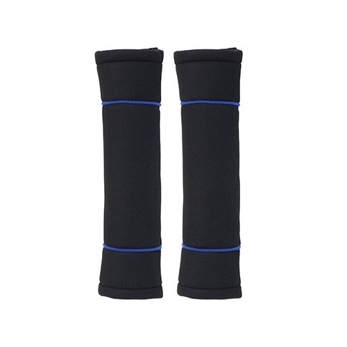  Set of 2 seatbelt protectors - black - CF12386 