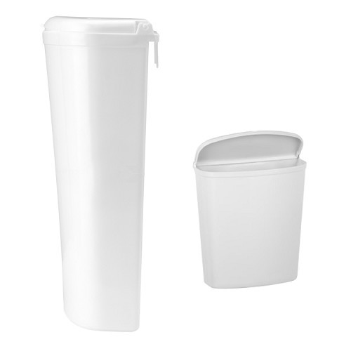  BRUNNER Pillar White 5.5 litre cupboard door waste bin - CF12403 
