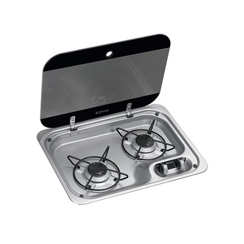     
                
                
    Réchaud 2 feux pour camping car avec couvercle DOMETIC CE99-ZF460-I-G - CF12427

