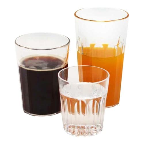  Set of two 300ml polycarbonate water glasses - CF12566-1 
