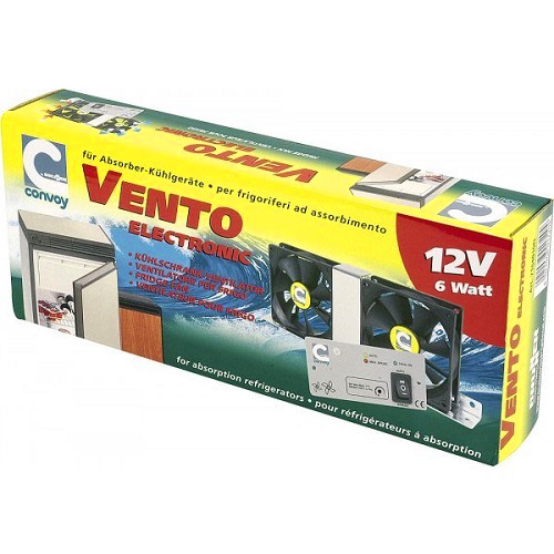  Ventilateur 12V double VENTO pour réfrigérateurs - CF12765-2 