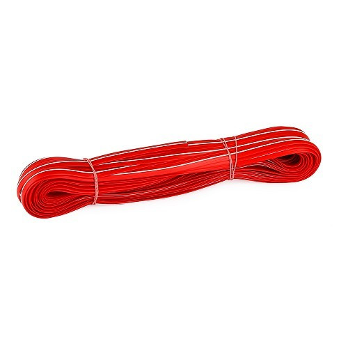  Screw cap 12 mm red with white trim - 20 meters - CF12812 