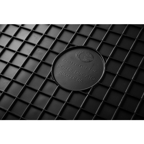 Custom made rubber mats for Peugeot Boxer after 06/2006. - CF12851