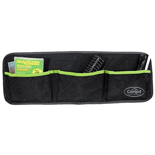     
                
                
    Storage pouch 20x60 cm black/green- 3 pockets - CF12920
