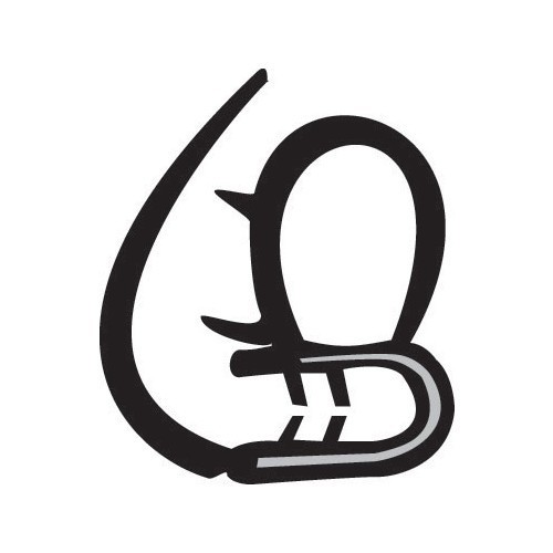 Guarnizione per porta Euramax per camper, venduta al metro - CF13199