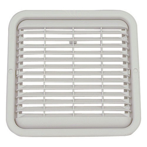  Plastic ventilation grilles, 215x215 mm, grey - CF13215 
