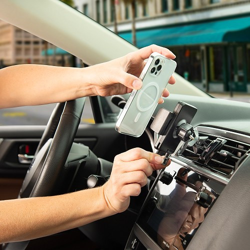     
                
                
    Support SQUEEZE UNIVERSAL Vent Mount NITE IZE - pour smartphone - CF13826
