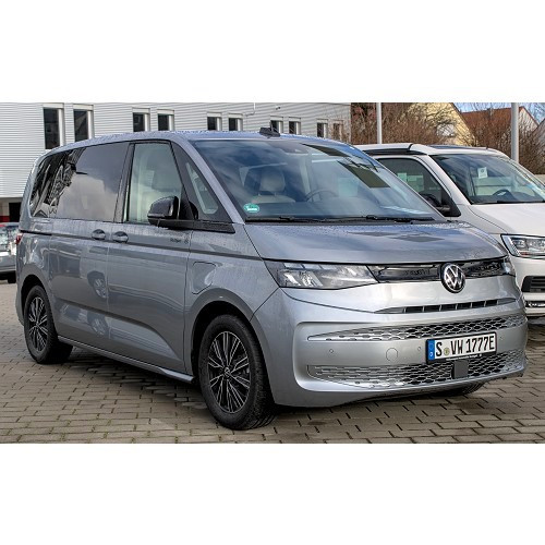 Set of 8 7-layer insulated interior curtains for VW T7 short chassis - with tailgate - From 06/2021 - CF13987