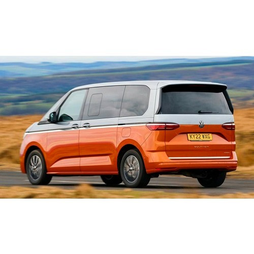 Set of 8 7-layer insulated interior curtains for VW T7 short chassis - with tailgate - From 06/2021 - CF13987