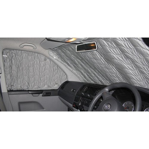  Set of 8 7-layer insulated interior curtains for VW T7 short chassis - with tailgate - From 06/2021 - CF13987 