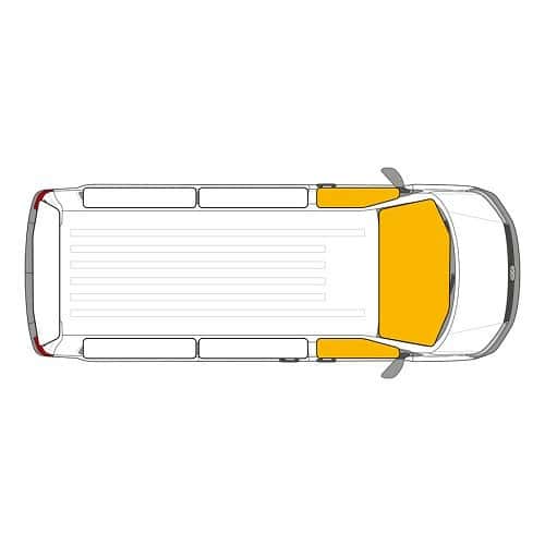  Rideau isolant de pare-brise et des fenêtres latérales pour VW T7 - 7 couches - CF13998-1 