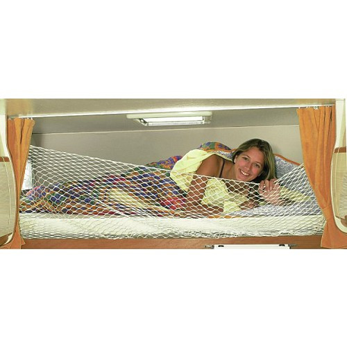 Rete di sicurezza per letto 200 x 60 cm nera - CF14085