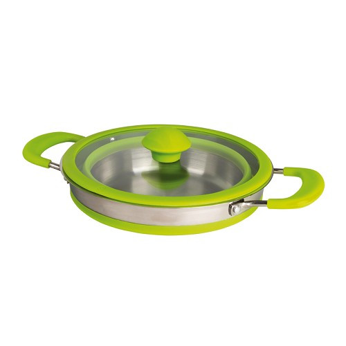 Pentola pieghevole con coperchio e manici  - CF14505