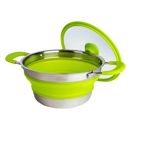     
                
                
    Casserole pliable avec couvercle et poignées  - CF14505
