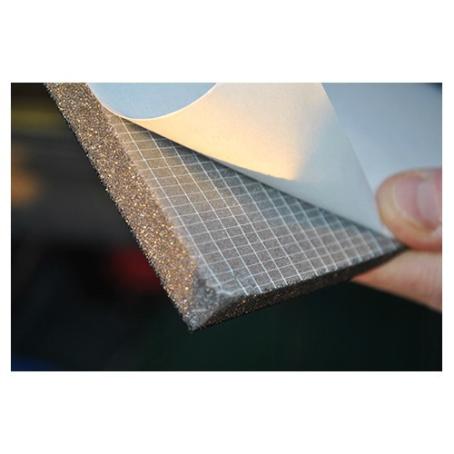 Soundproofing for engine hood, thickness: 1.1 cm - 100 x 50 cm sheet - for vans and converted vans - CF14879