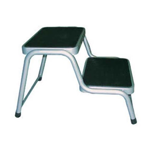 Gradini a 2 livelli in acciaio e gomma - CG10234
