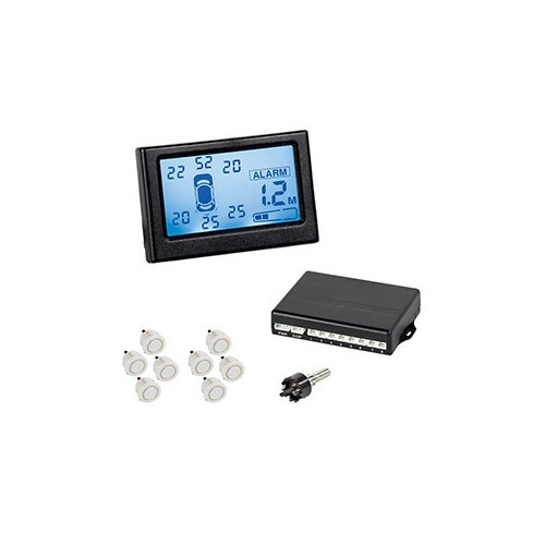  VECHLINE wired reversing radar with LCD display and 8 sensors - CG11120 