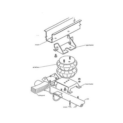 Renfort de suspension Citroën C25 de 1988 à 1993 - CH20004