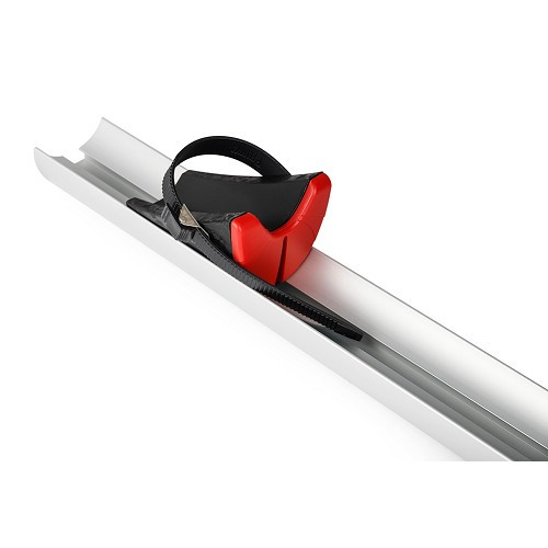 PREMIUM BLACK rail for CARRY BIKE FIAMMA 128 cm + 2 sliding blocks - CP10379