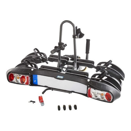  Bike carrier on hitch for 2 Zeus-V2 A028P2 Mottez electric bikes - CP10452-5 