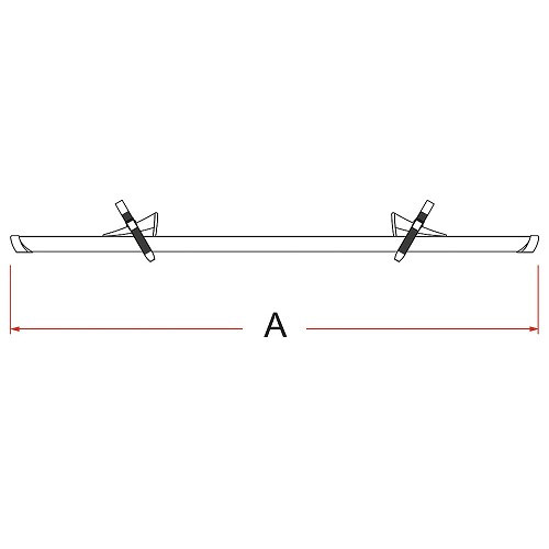 Kit binario Premium 48 (o 45) grigio Fiamma - CP10490