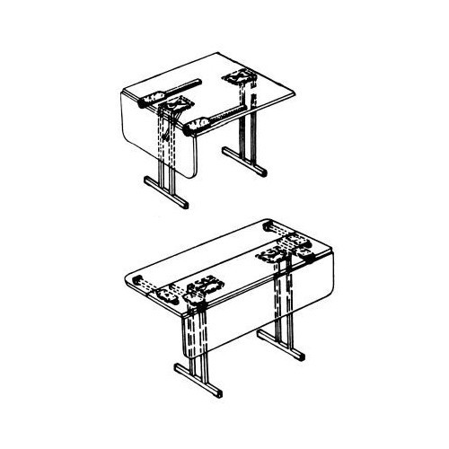  Dinette/bench/table pull-out Lg:25cm - CQ10141-1 