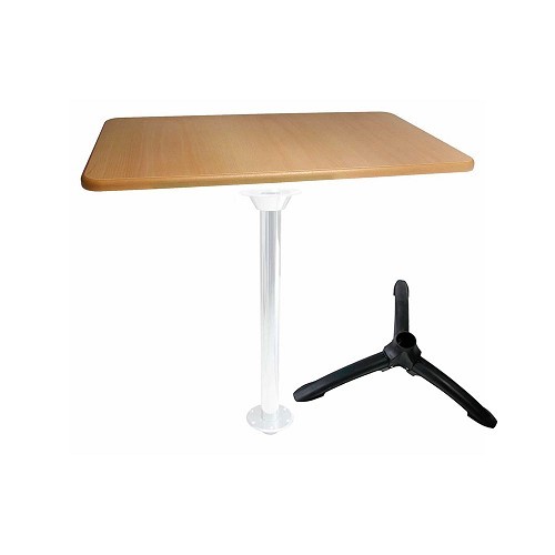     
                
                
    Kit complet table et pied pour aménagement pour fourgon - CQ10434
