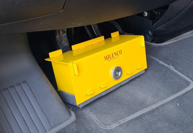 thumbnail image 2 of Milenco Automatic Pedal Lock For Mercedes Sprinter & Ford Transit Vans (2013+) - Anti-Theft Security Device For Motorhomes 2 of 5