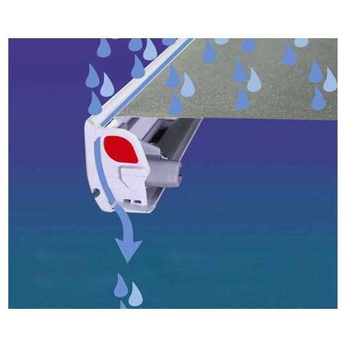 Tenda da sole F45S 260 Fiamma - Larghezza della tenda: 263 cm - Tessuto: Royal Grey - Rivestimento: bianco. - CS10237