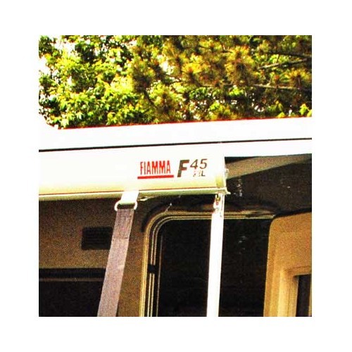 Kit de fixation anti-tempête TIE DOWN S pour stores F45S & F65 Fiamma - coloris noir - CS10714