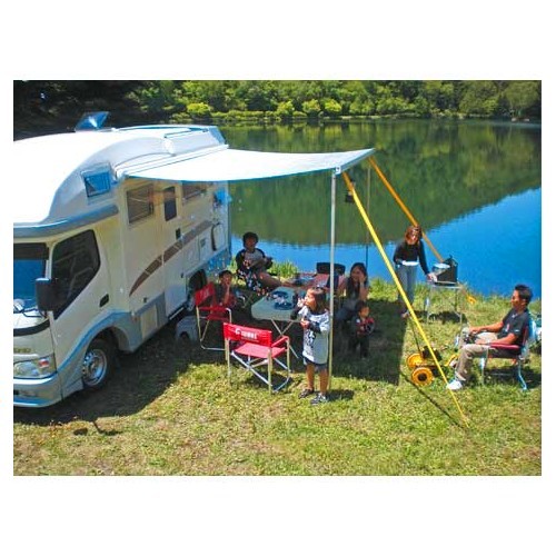 TIE DOWN Fiamma anti-storm fixing kit for awnings - yellow - CS10715