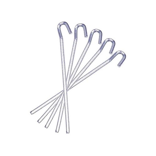  Set of 5 tent pegs L: 30 cm, steel - for hard ground - CS10831 