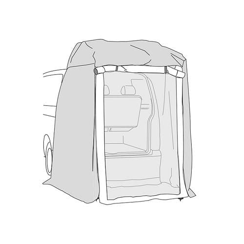  Tendalino posteriore REAR DOOR COVER FIAMMA per VW T5 - CS11218-3 