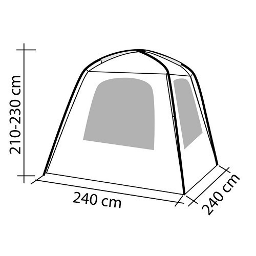  Universal rear tent for vans and light trucks - CS12271-4 