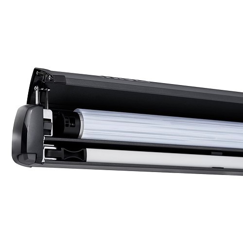 Markise OMNISTORE 3200 Gehäuse - Füße grau graues Tuch - L: 300 cm -THULE - CS12417