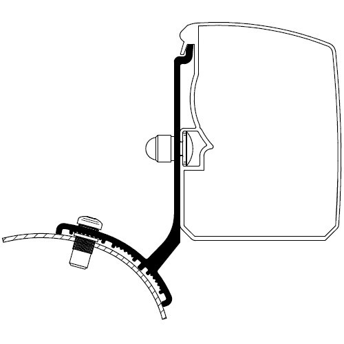  Oministore 3200 THULE awning mounting adapter - for Renault Trafic III - CS12426 