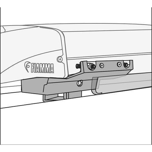  Pakking RAINGUARD F40 VAN Fiamma - Lengte: 270 cm - CS12453 