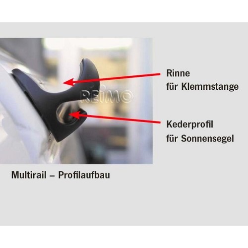 Multirail for MERCEDES VITO since 2015 - right side/passenger - CS12836