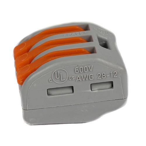 Morsetto 3 connessioni - sezioni da 0,08 a 4 mm² - CT10297