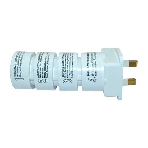Set of 4 Schuko plug adapters for foreign countries - CT10305