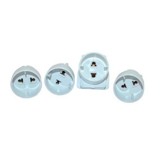 Set of 4 Schuko plug adapters for foreign countries - CT10305