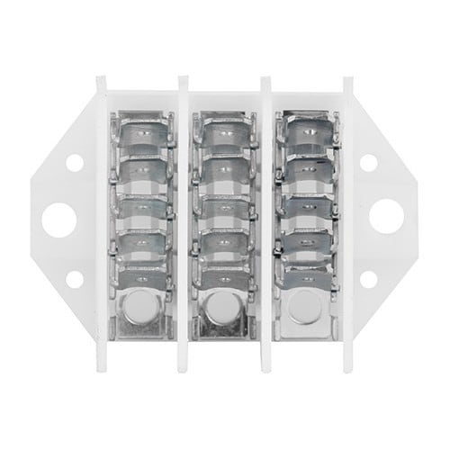 Verteilerblock 20 Anschlüsse Flachsteckhülsen 6.3 mm² - CT10440 