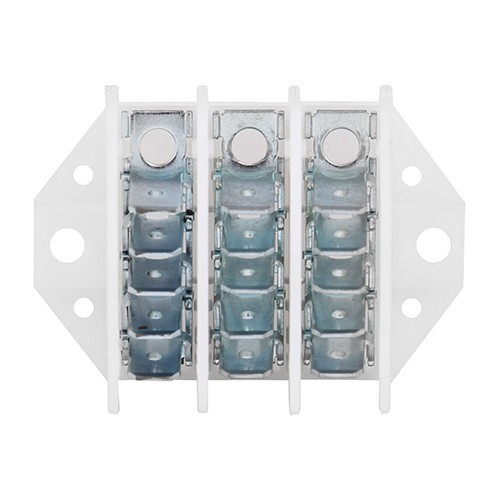  Bloco repartidor de 15 saídas para terminais planos 6.3 mm² - CT10439-2 