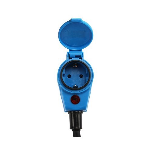 CEE Schuko elbow adaptor with indicator light. - CT10467