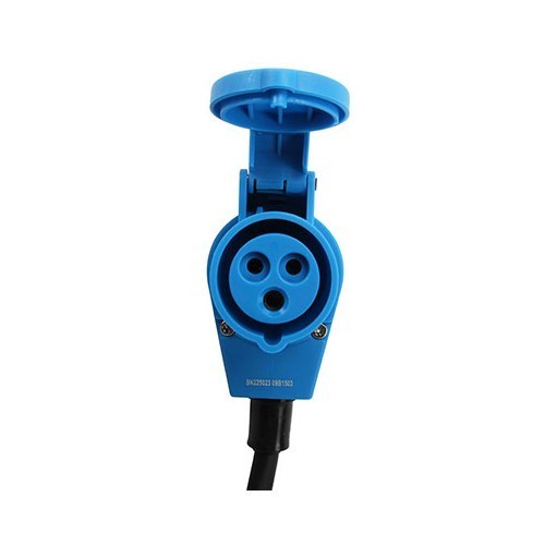 CEE Schuko elbow adaptor with indicator light. - CT10467