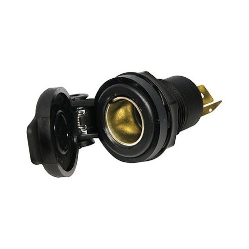  Embedded 12-24V plug with protective cover. - CT10495 