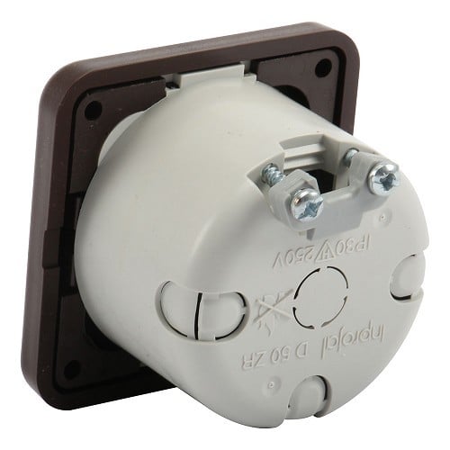  Interruptor variador de 3 A marrón Presto - CT10579-2 