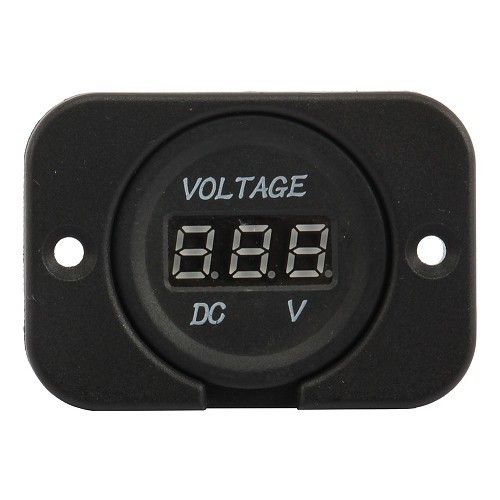  Support & voltmetre 10-30V - A encastrer - CT10589-2 